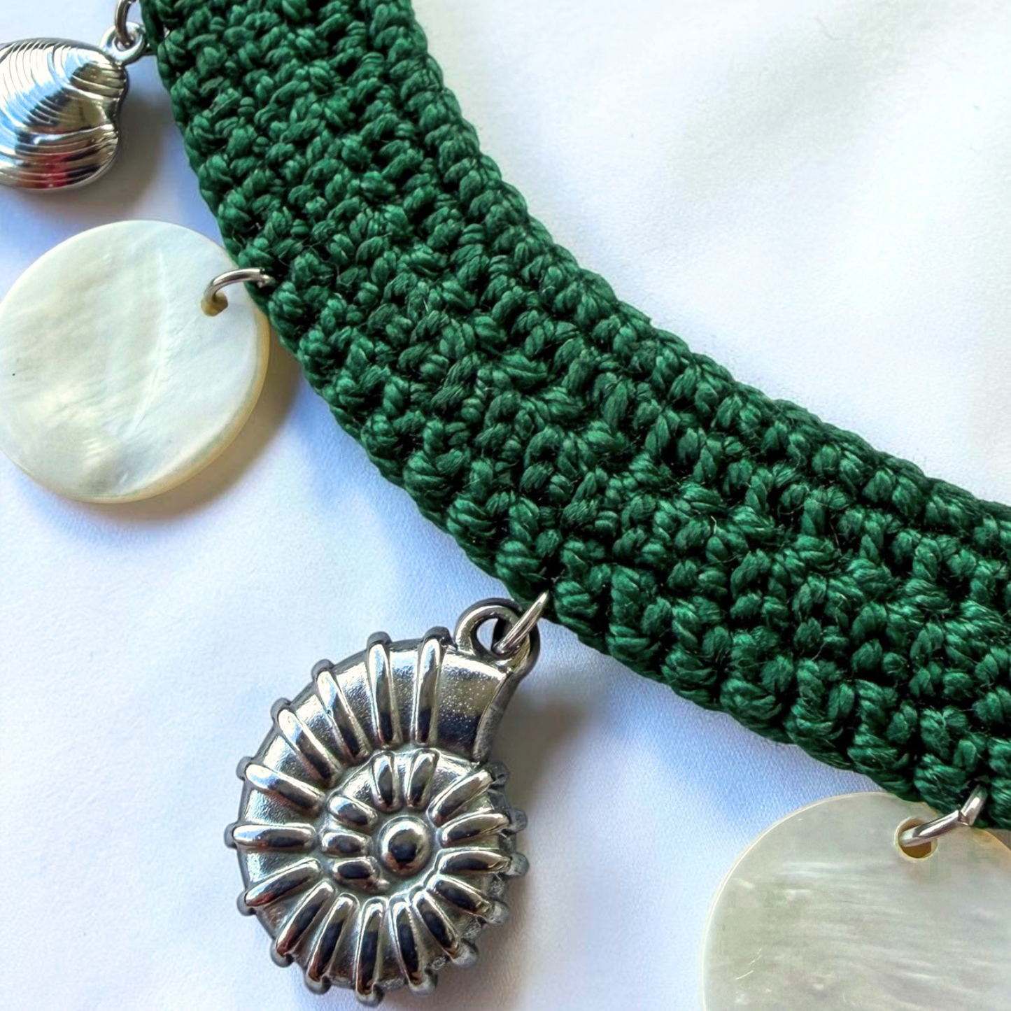 Colar Crochet - Verde