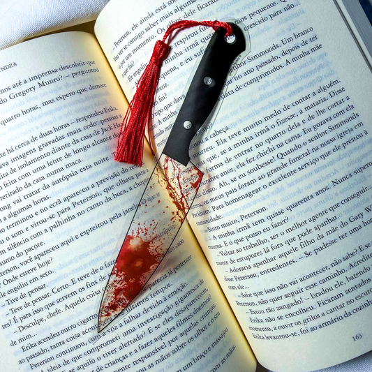 Marcador de Livro - Faca