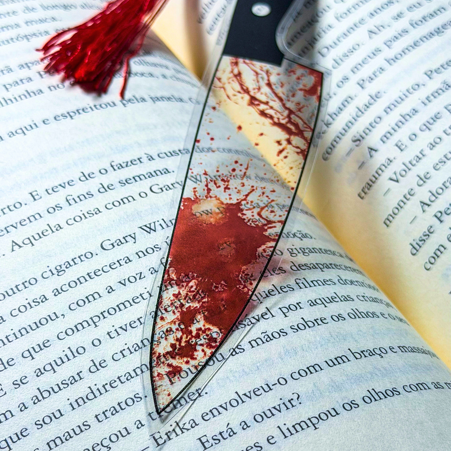 Marcador de Livro - Faca