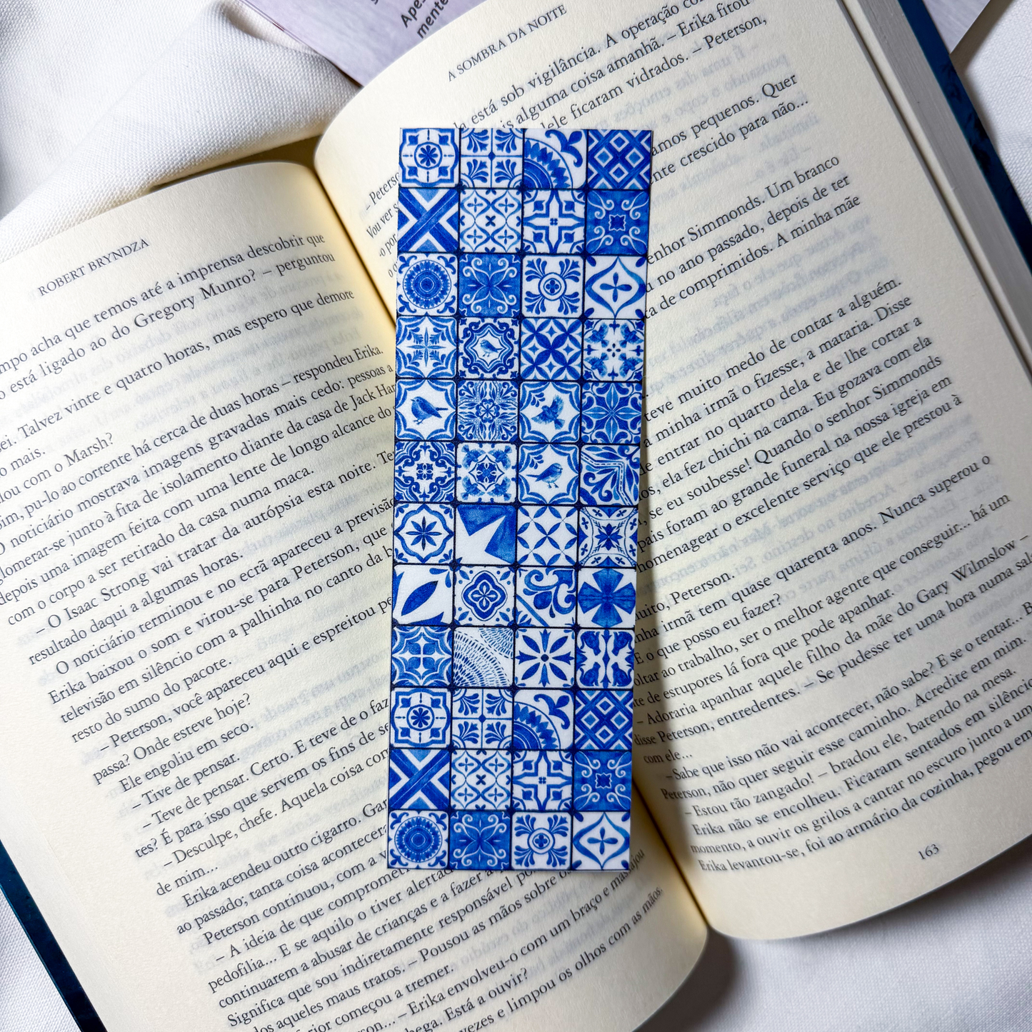 Marcador de Livro - Azulejo