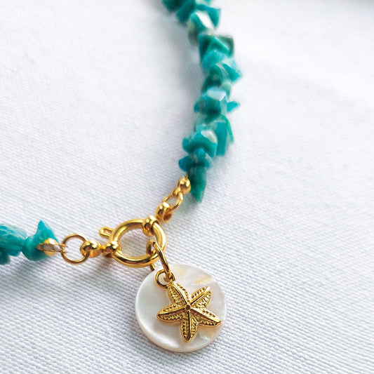 Colar Catarina - Amazonite
