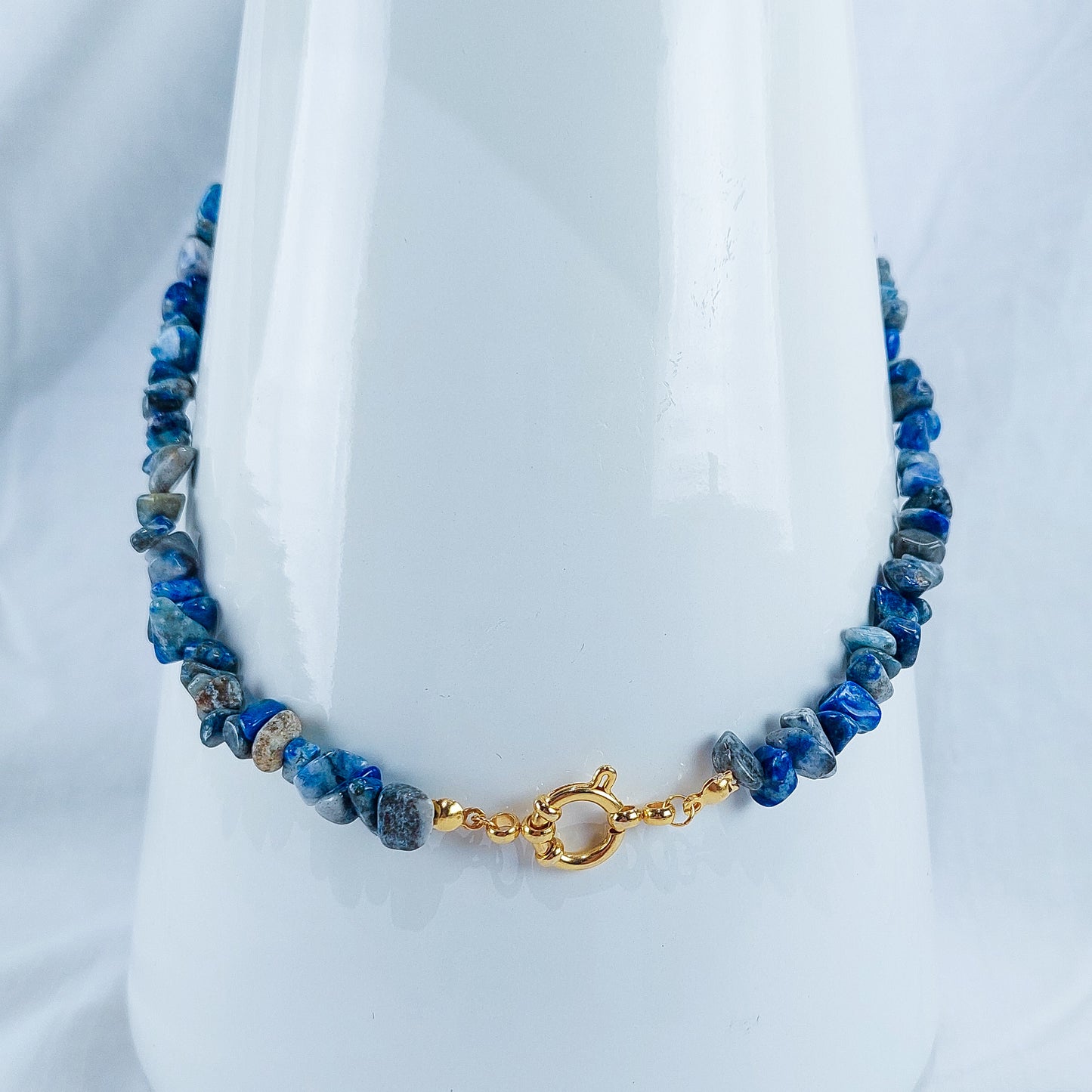 Colar Fragmentos - Sodalite