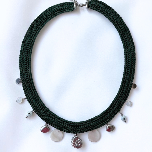 Colar Crochet - Verde