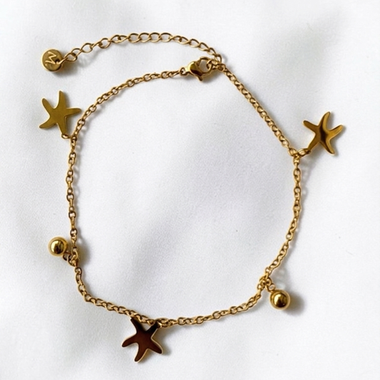 Tornozeleira Estrelas do Mar