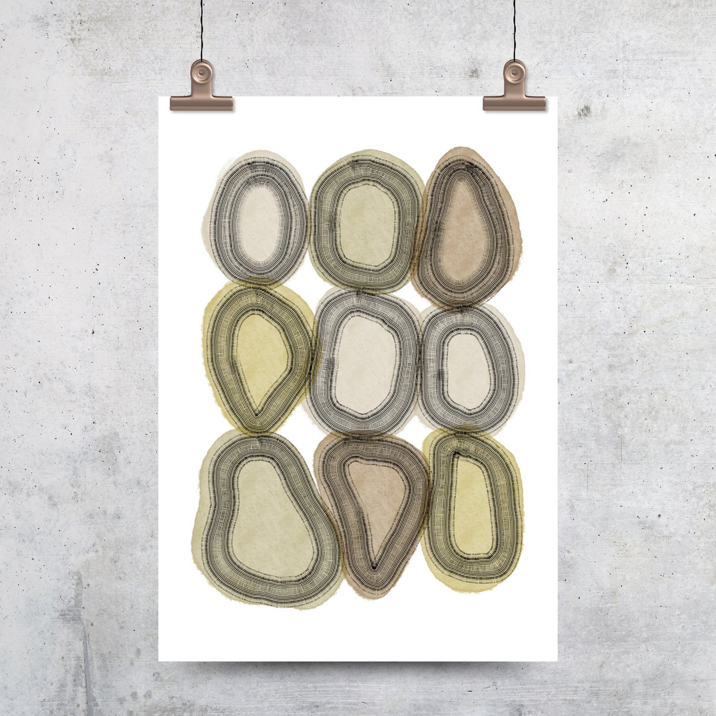Pebbles - Poster de Arte Contemporânea