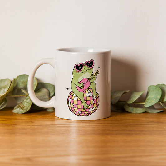 Caneca de Cerâmica - Disco Frog