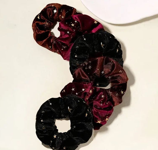 Scrunchie de Veludo - Galáxia